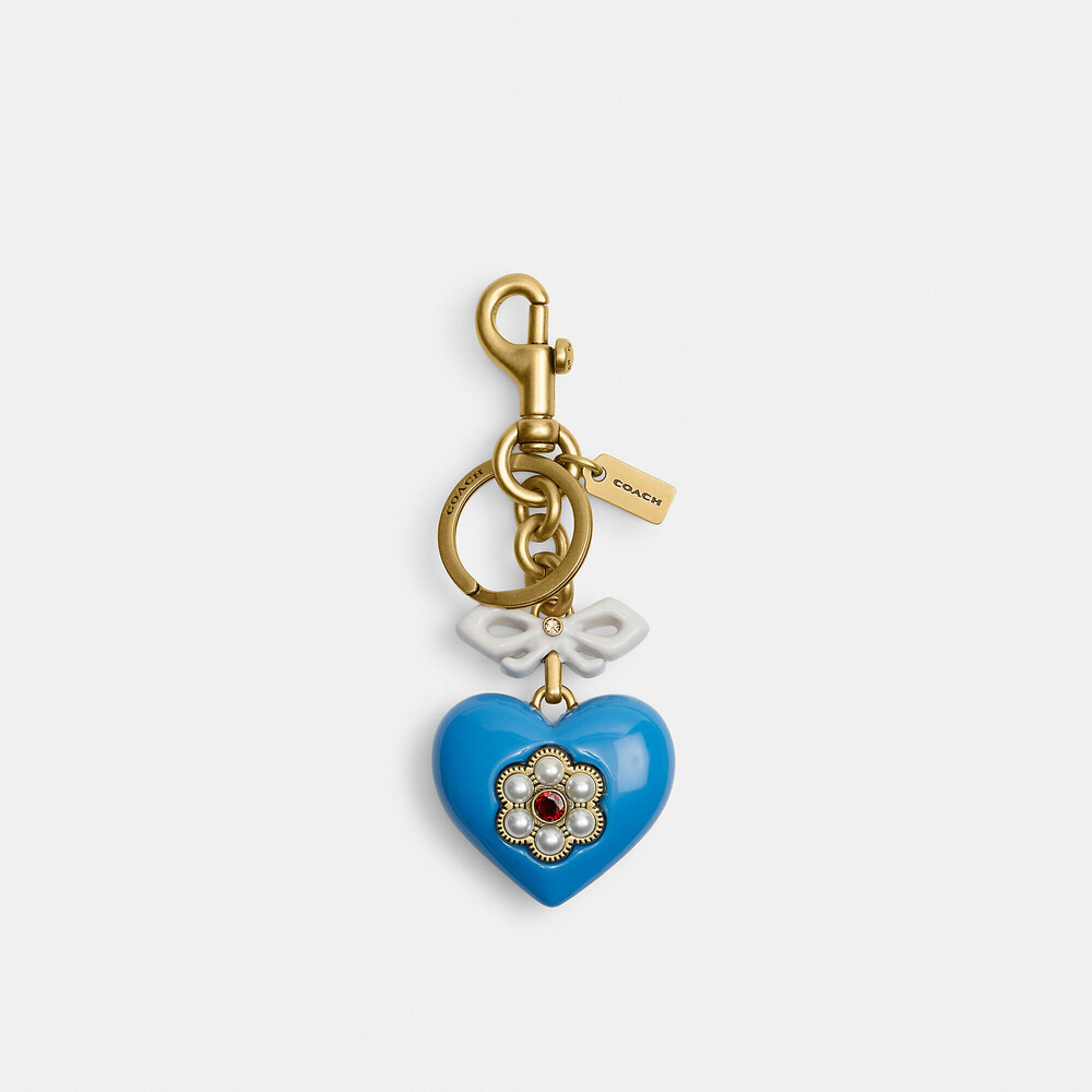 Coach Outlet Heart Bag Charm